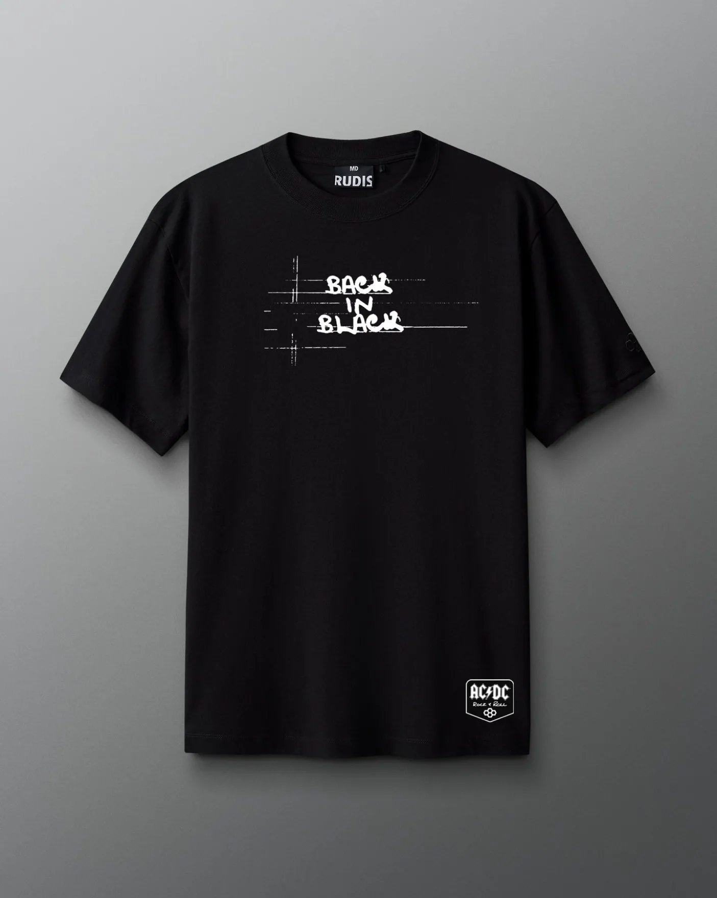 AC/DC Back in Black Angus Young Heavyweight T-Shirt