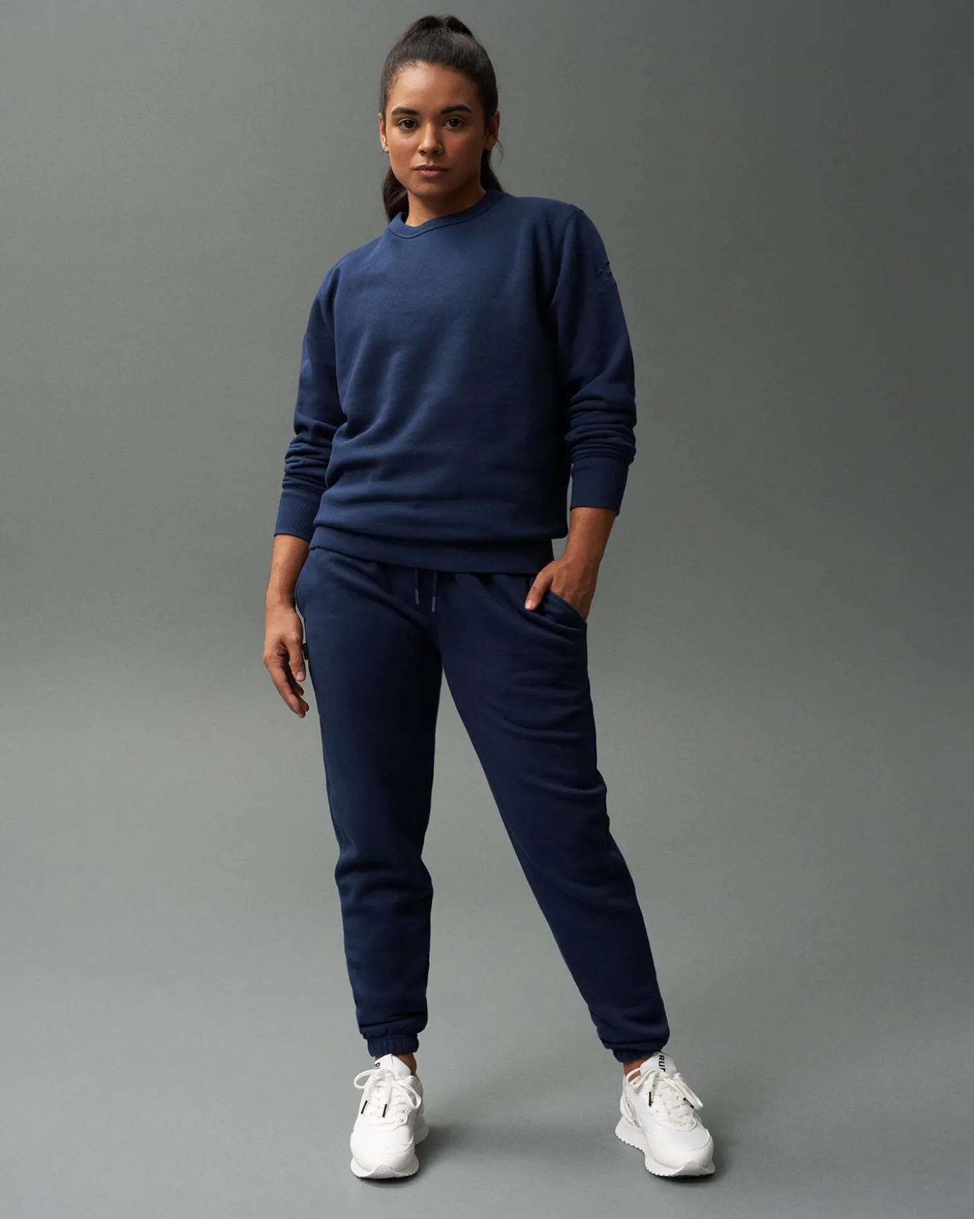 Comfort Fleece Crewneck - Navy