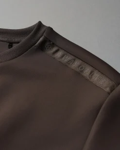 COOL-FEEL Women's Fitted Crew - Cocoa