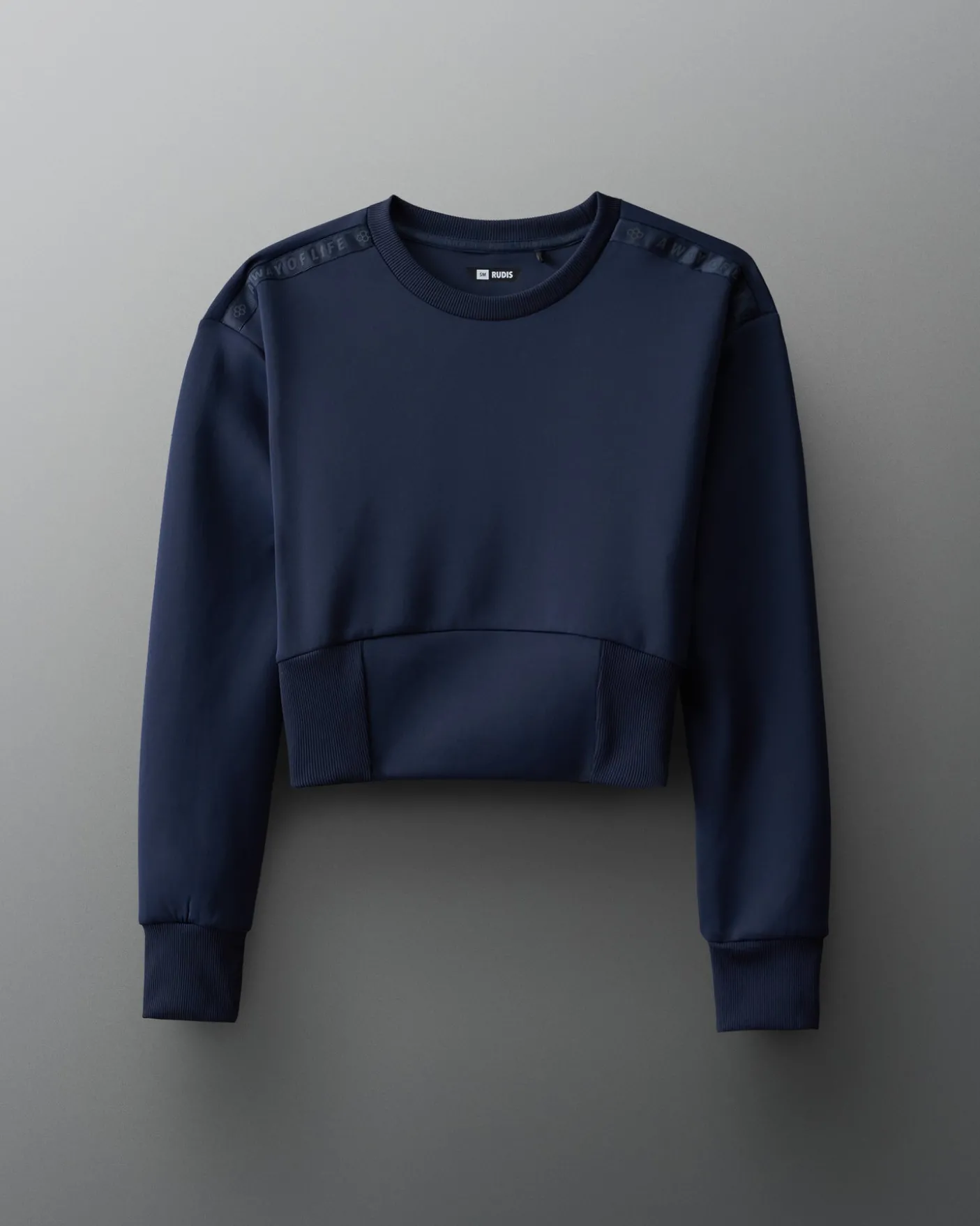 COOL-FEEL Women's Fitted Crew - Navy