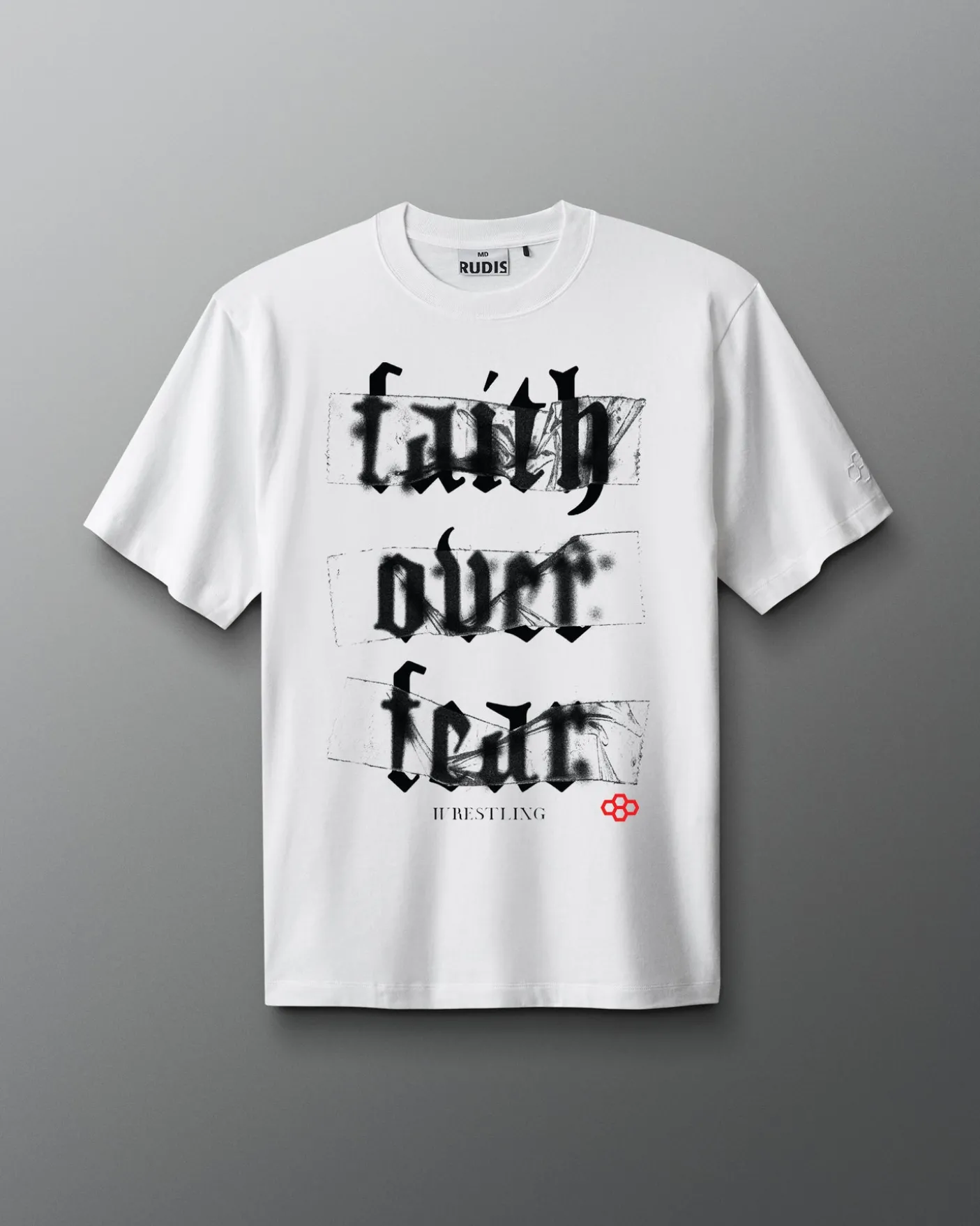 Gothic Faith Over Fear Heavyweight T-Shirt