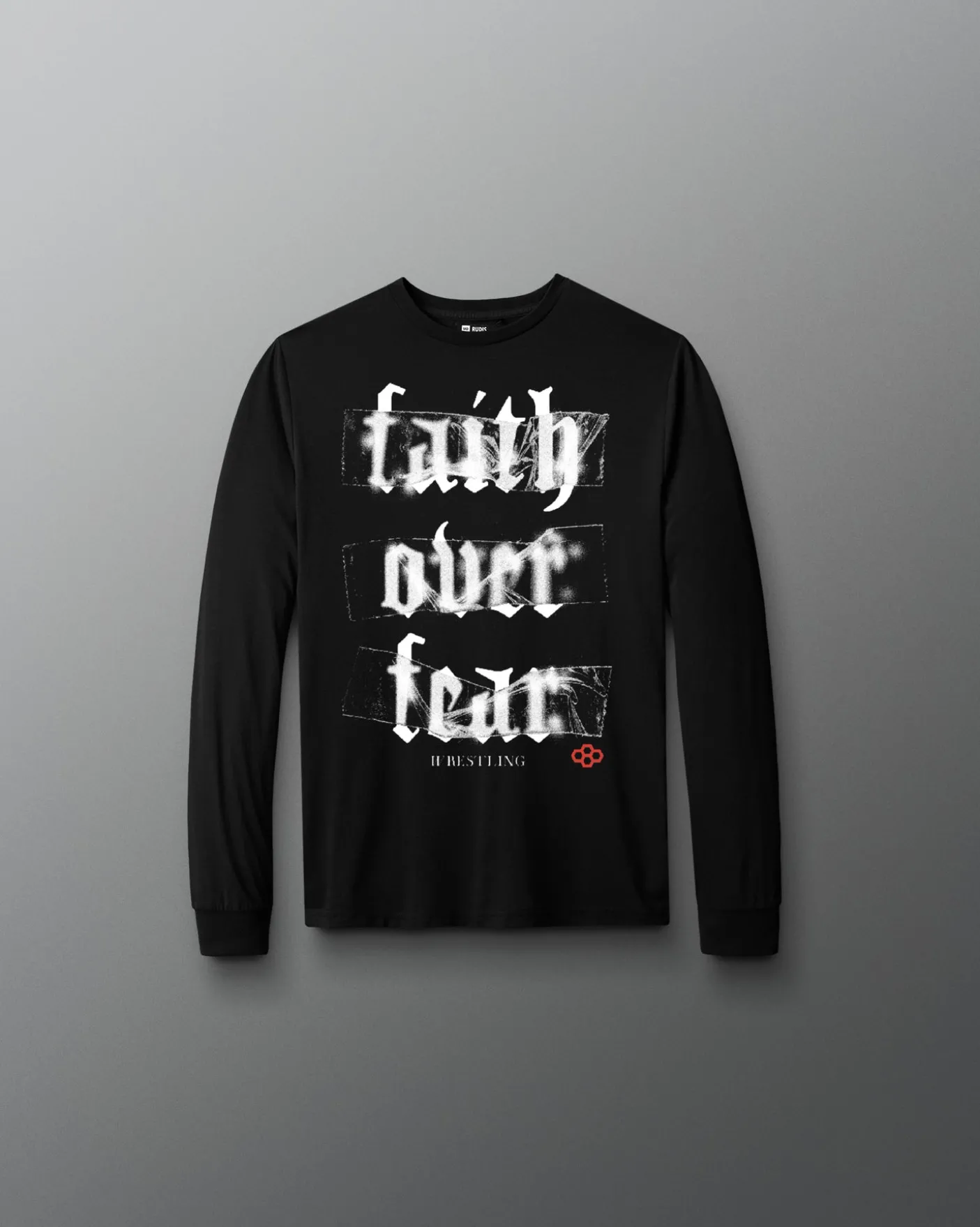 Gothic Faith Over Fear Youth Elite Super Soft Long Sleeve