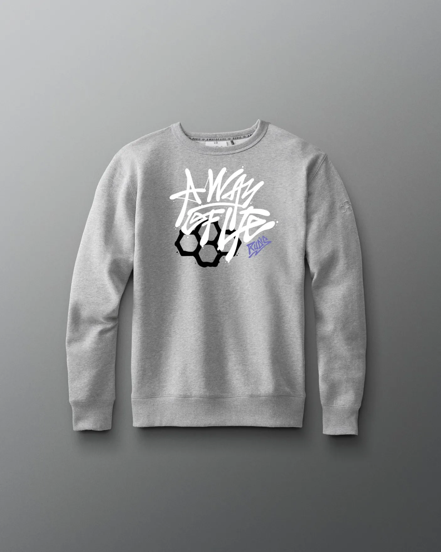 Graffiti Motto Youth Crewneck