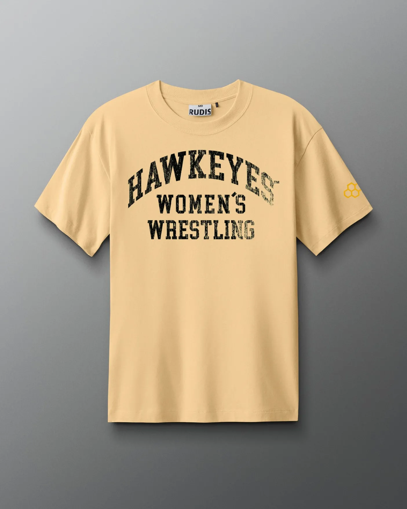 Hawkeyes Women's Vintage Arch Heavyweight T-Shirt