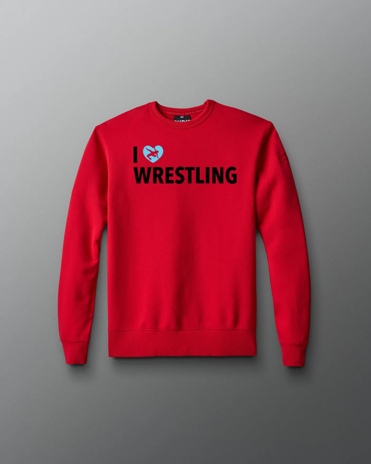 I Love Wrestling Comfort Fleece Youth Crewneck