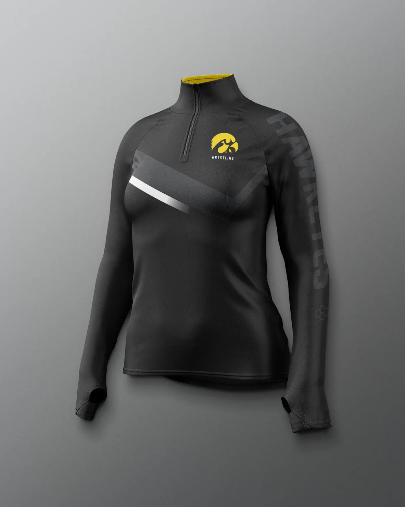 Iowa Wrestling Sublimated Women's Elite 1/4 Zip