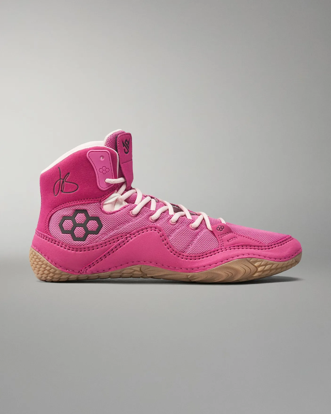 JB1 Adult Wrestling Shoes - Gum Doubles