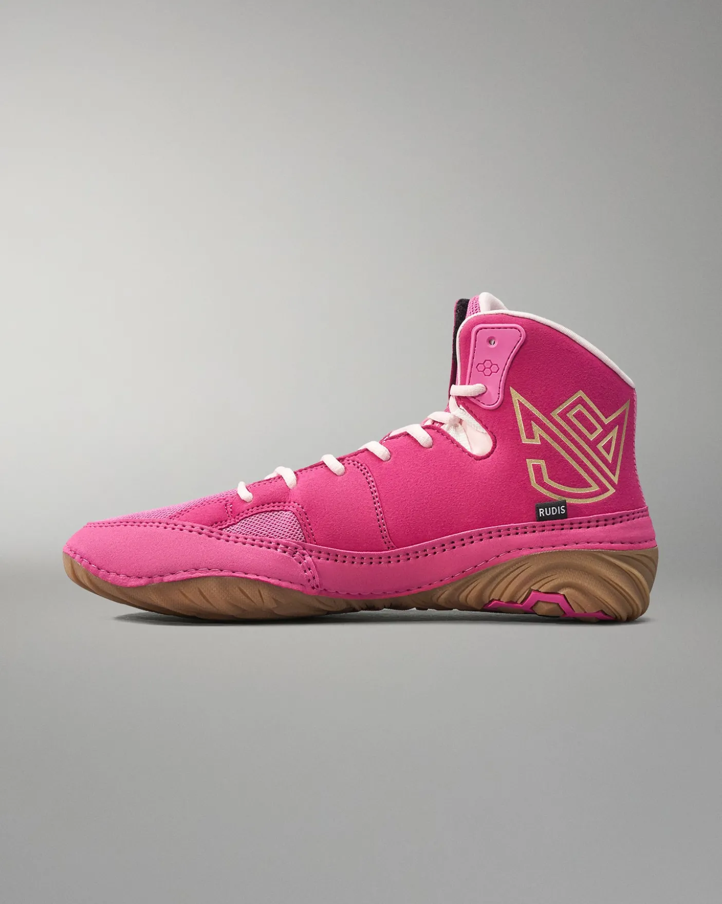 JB1 Adult Wrestling Shoes - Gum Doubles