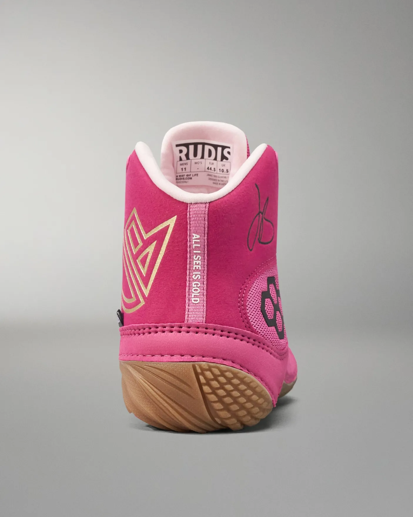 JB1 Adult Wrestling Shoes - Gum Doubles