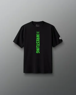 Neon Wrestling Hex Youth Heavyweight T-Shirt