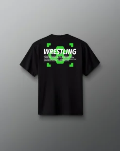 Neon Wrestling Hex Youth Heavyweight T-Shirt