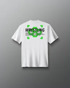 Neon Wrestling Hex Youth Heavyweight T-Shirt