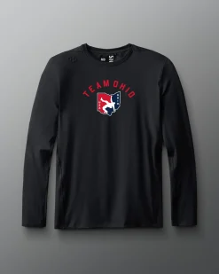 Ohio USA Arch Logo Performance Heather Long Sleeve