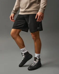 RUDIS 8" Mesh Shorts - Black