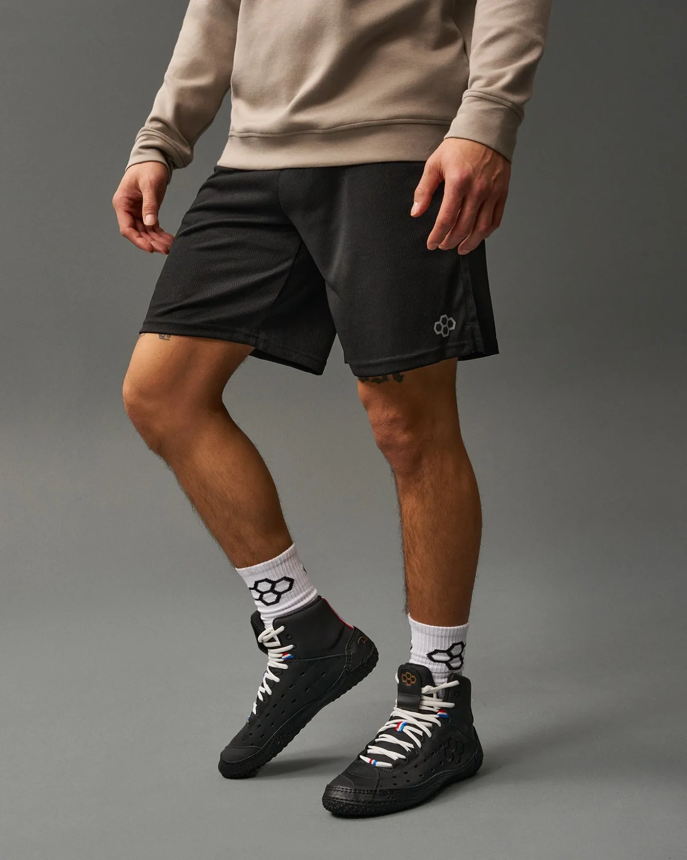 RUDIS 8" Mesh Shorts - Black