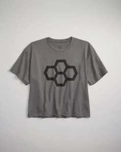RUDIS Big Hex Women's Crop T-Shirt