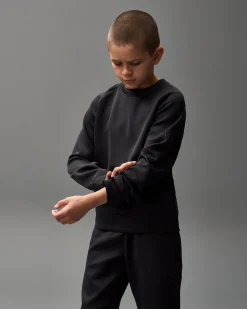 RUDIS COOL-FEEL Youth Crewneck - Black
