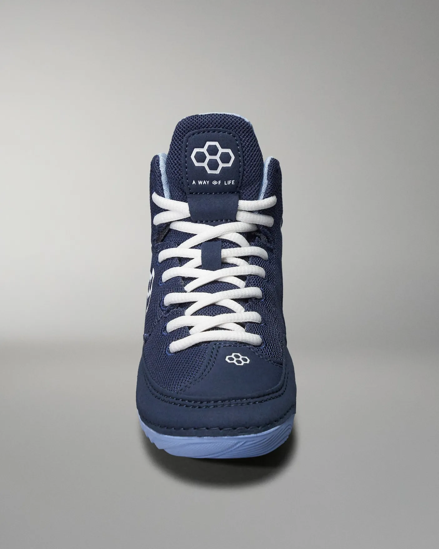 RUDIS Courage Youth Wrestling Shoes - Navy Carolina