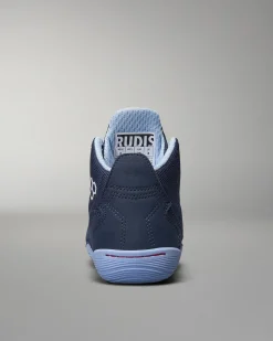 RUDIS Courage Youth Wrestling Shoes - Navy Carolina
