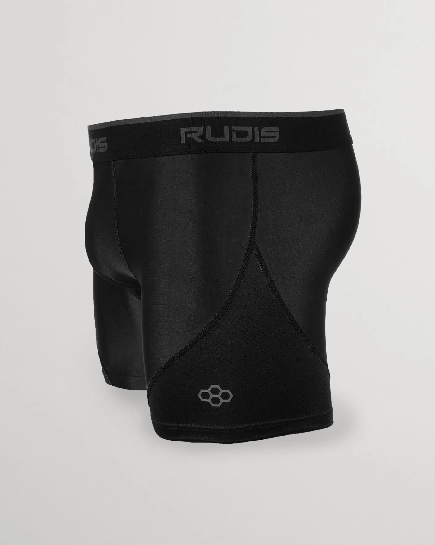 RUDIS Essential Black/Black Youth Boxer Brief