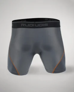 RUDIS Essential Gray/Orange Adult Boxer Brief