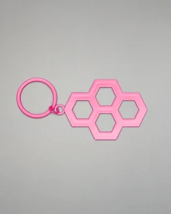 RUDIS Hex Diecut Keychain