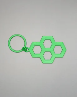 RUDIS Hex Diecut Keychain