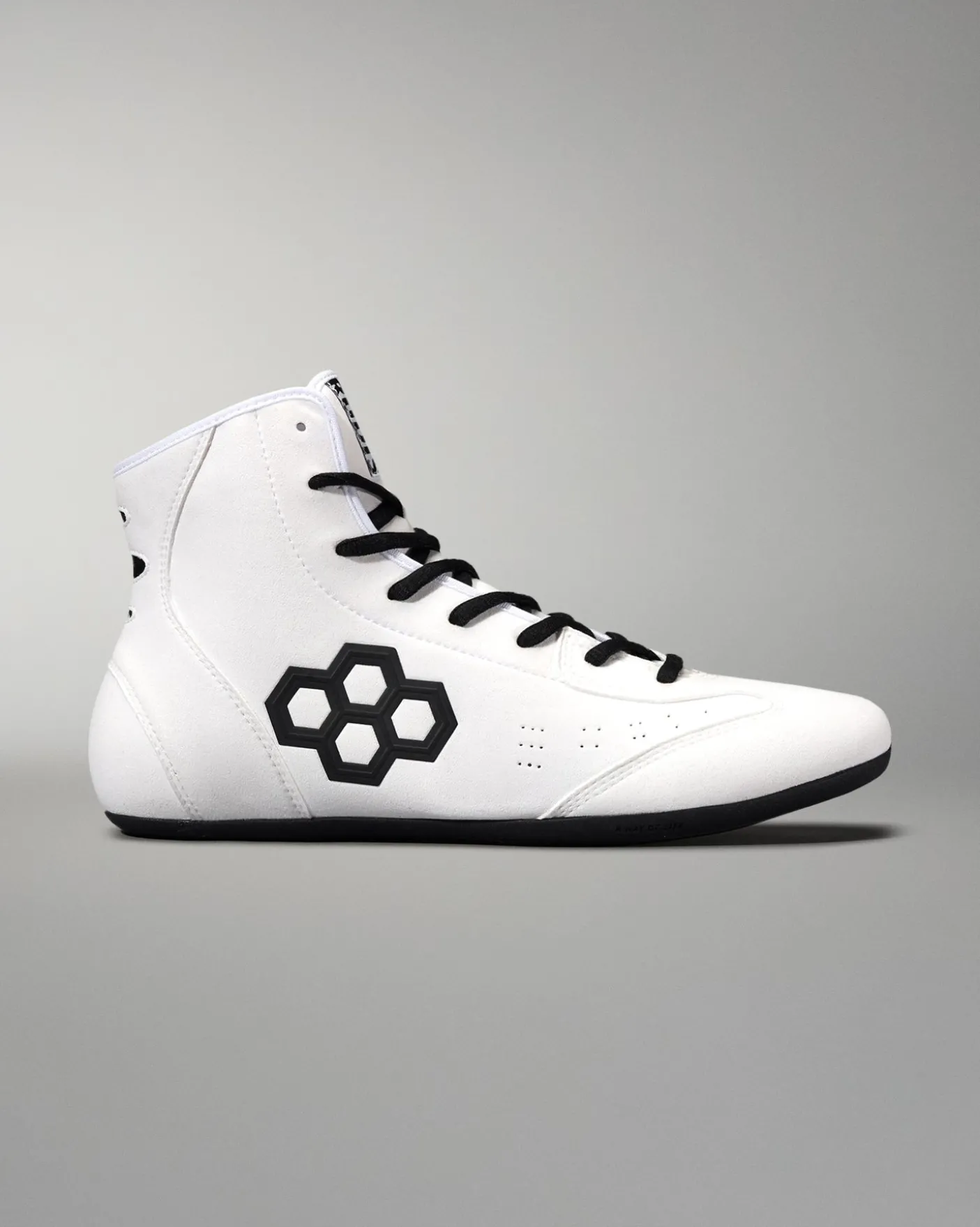 RUDIS International Adult Wrestling Shoes - White/Black