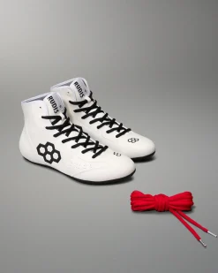 RUDIS International Adult Wrestling Shoes - White/Black
