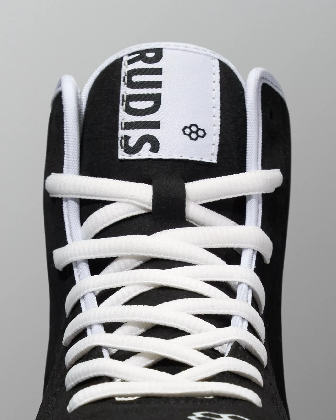 RUDIS International Adult Wrestling Shoes - Black/White
