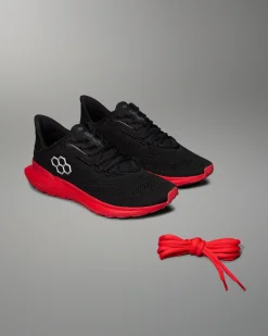 RUDIS Journey Knit Adult Training Shoes - Black/Red