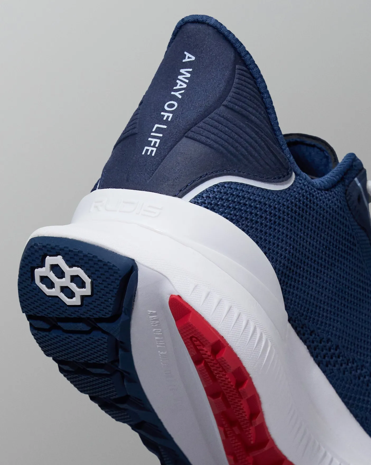 RUDIS Journey Knit Youth Training Shoes - Navy
