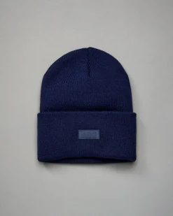 RUDIS Silicone Patch Foldover Beanie