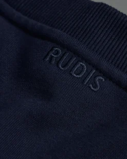 RUDIS Titan Heavyweight Fleece Youth Crewneck - Navy