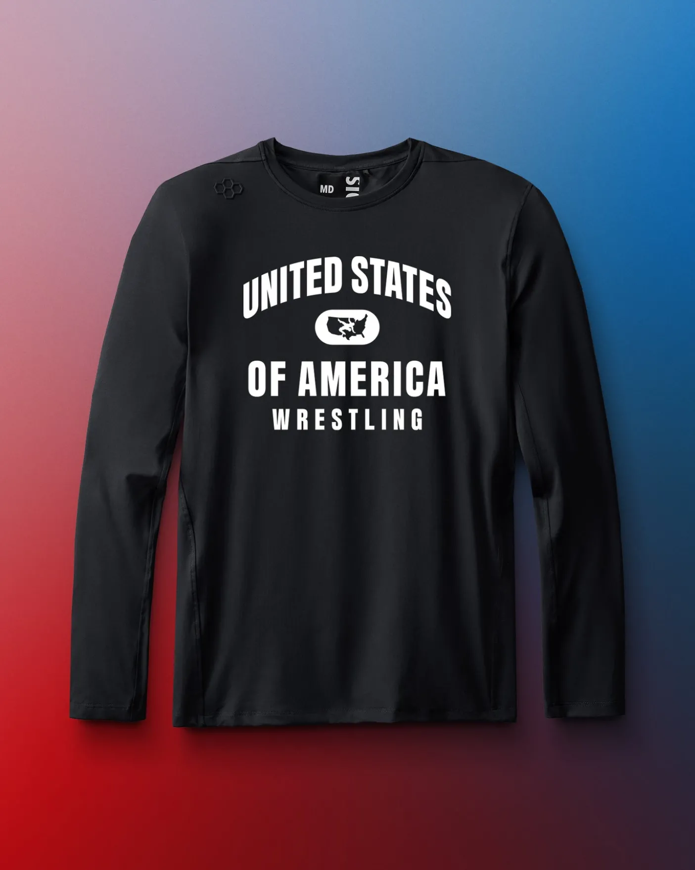 United States of America Wrestling Performance Long Sleeve