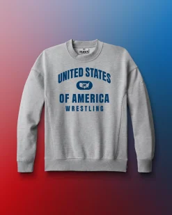 United States of America Wrestling Titan Heavyweight Crewneck