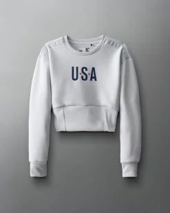 USA COOL-FEEL Women's Fitted Crew