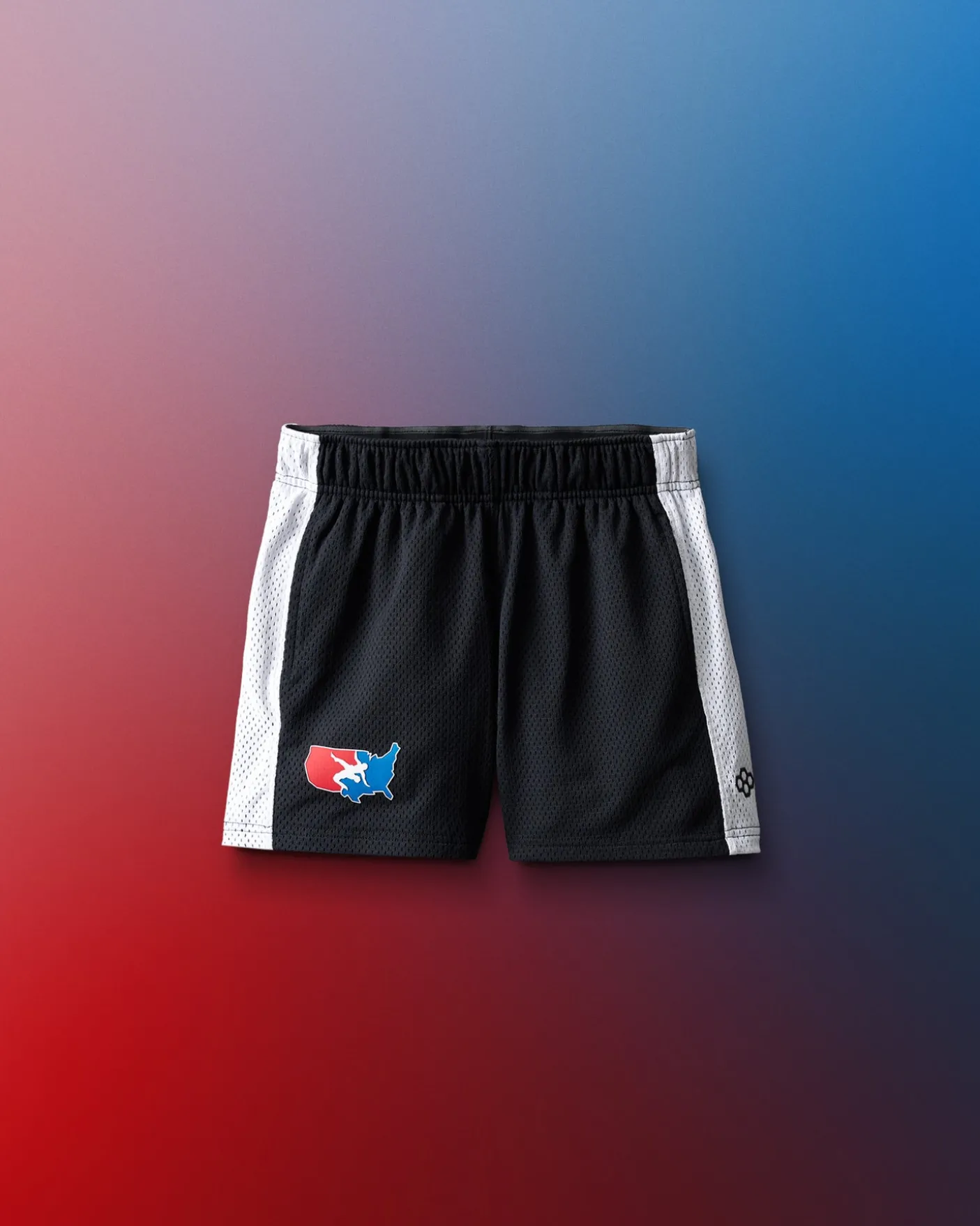 USA Wrestling 5" Premium Panel Youth Mesh Shorts