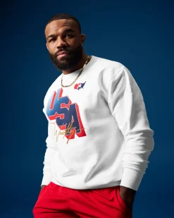 USA Wrestling Block Comfort Fleece Crewneck