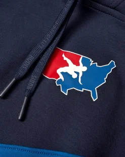 USA Wrestling Colorblock Hoodie