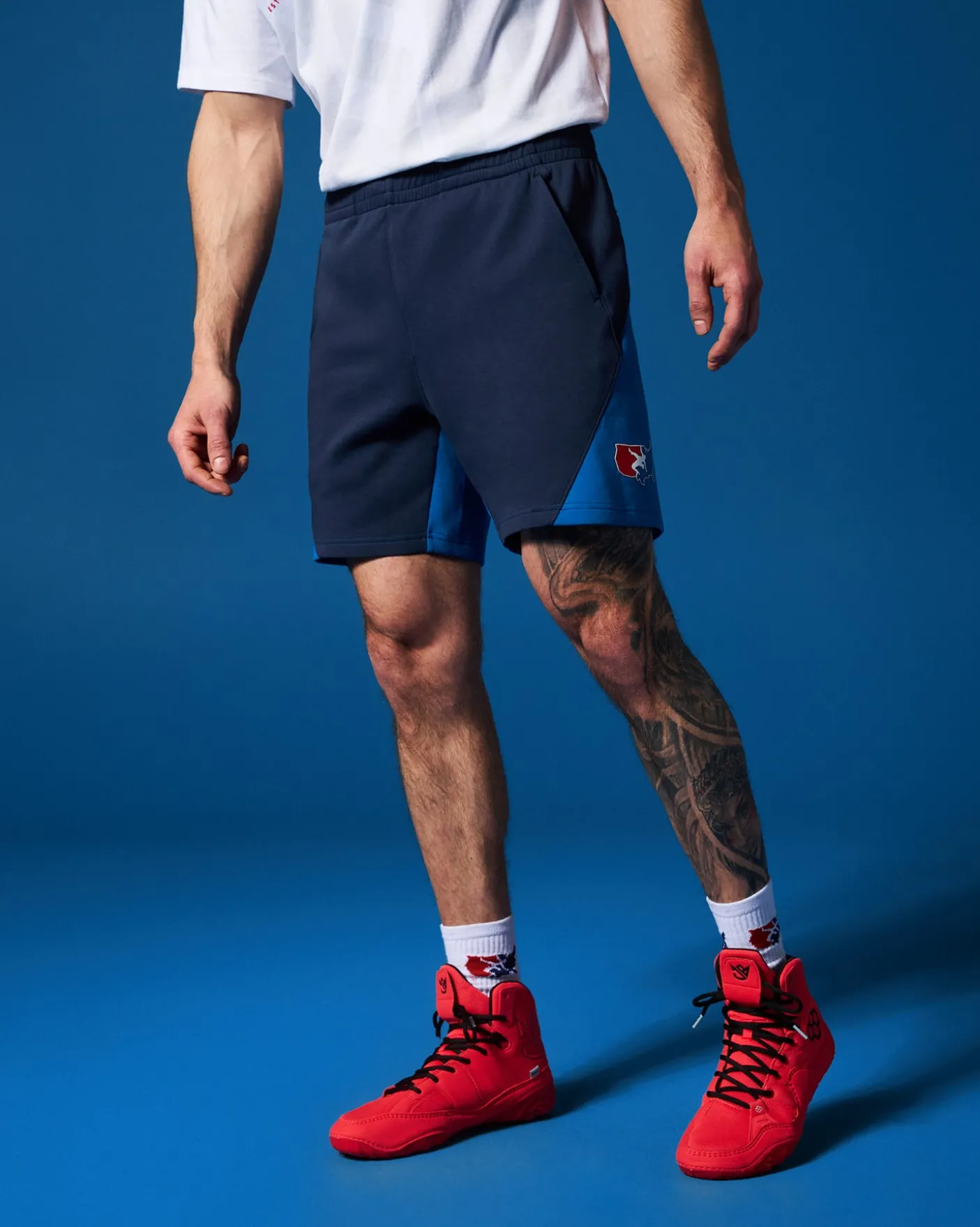 USA Wrestling Colorblock 5" Shorts