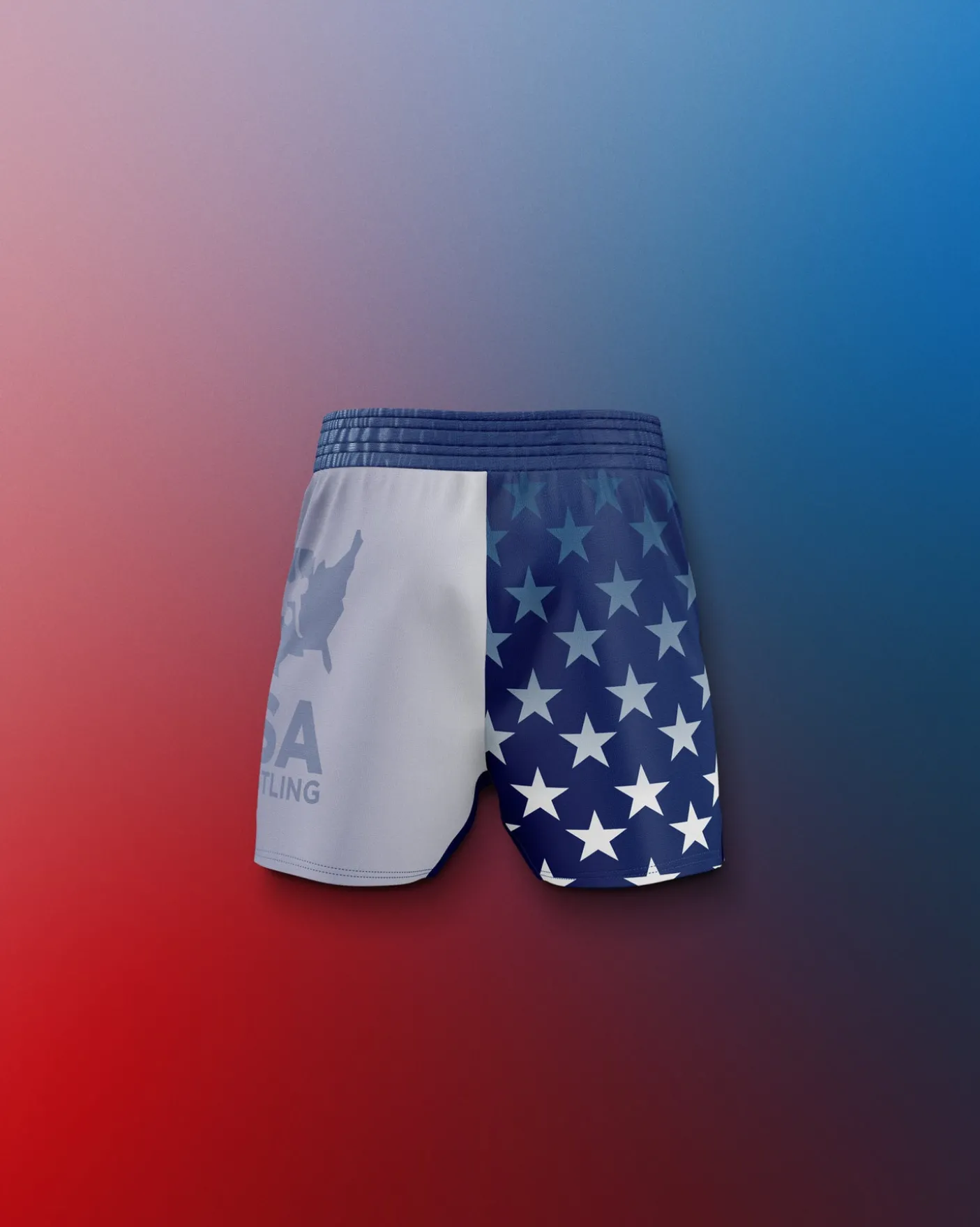 USA Wrestling Flag Youth Sublimated Shorts