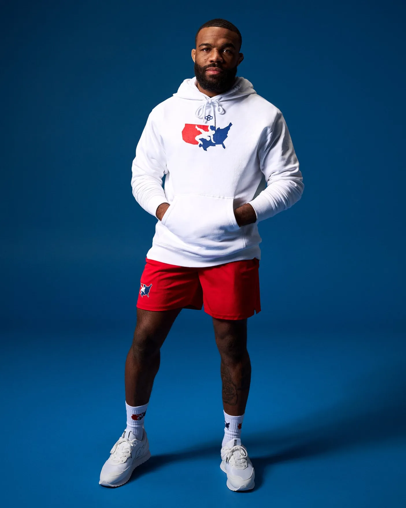 USA Wrestling Logo Comfort Fleece Hoodie
