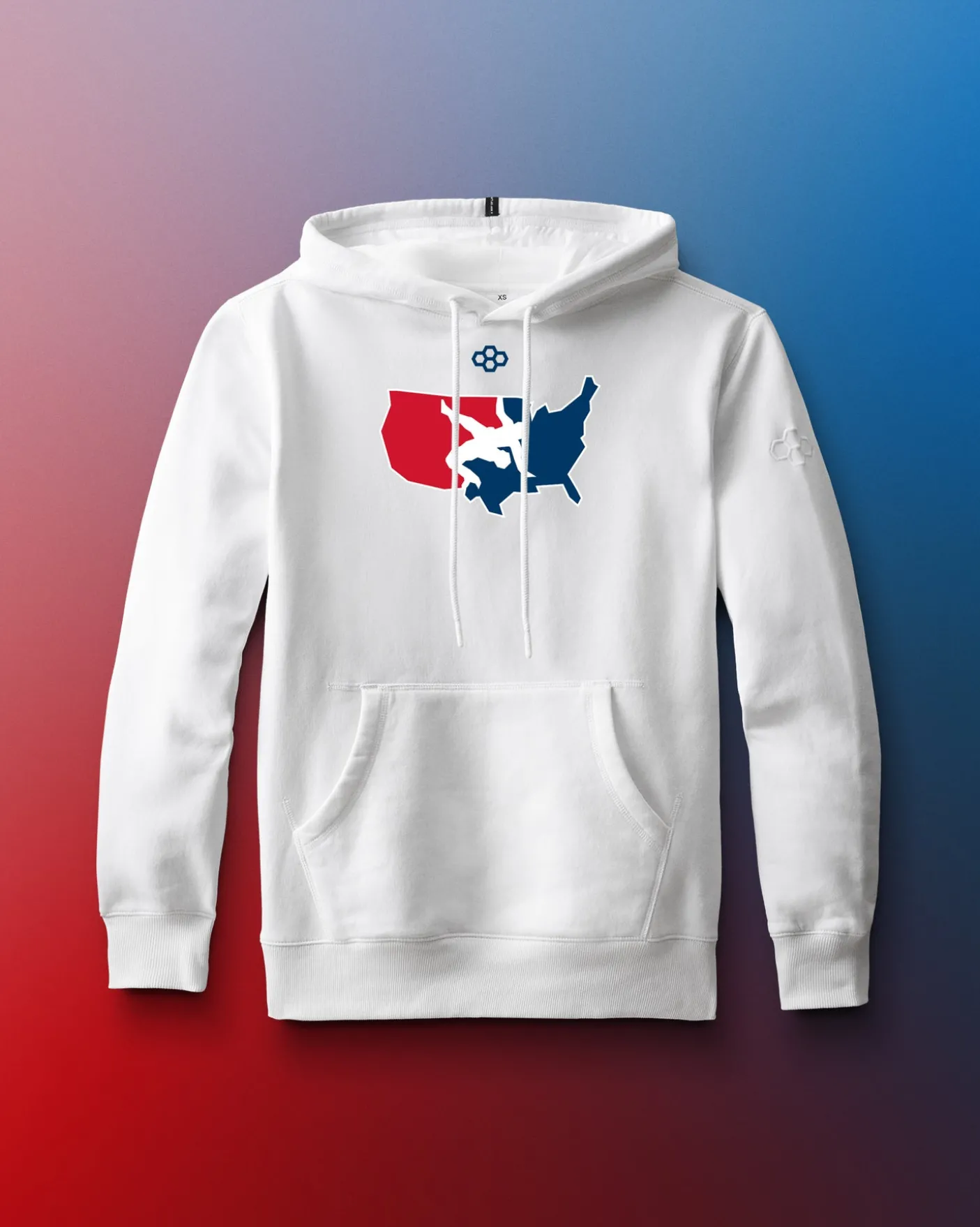 USA Wrestling Logo Comfort Fleece Hoodie