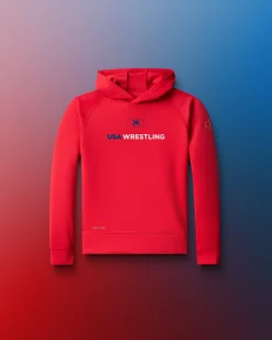 USA Wrestling Logo COOL-FEEL Youth Hoodie