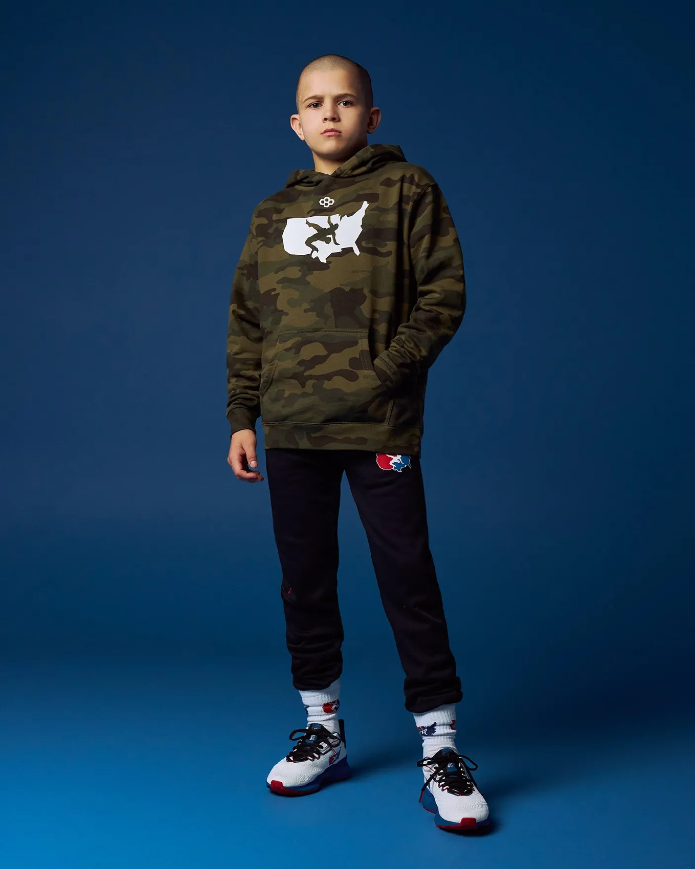 USA Wrestling Logo Youth Tradition Hoodie
