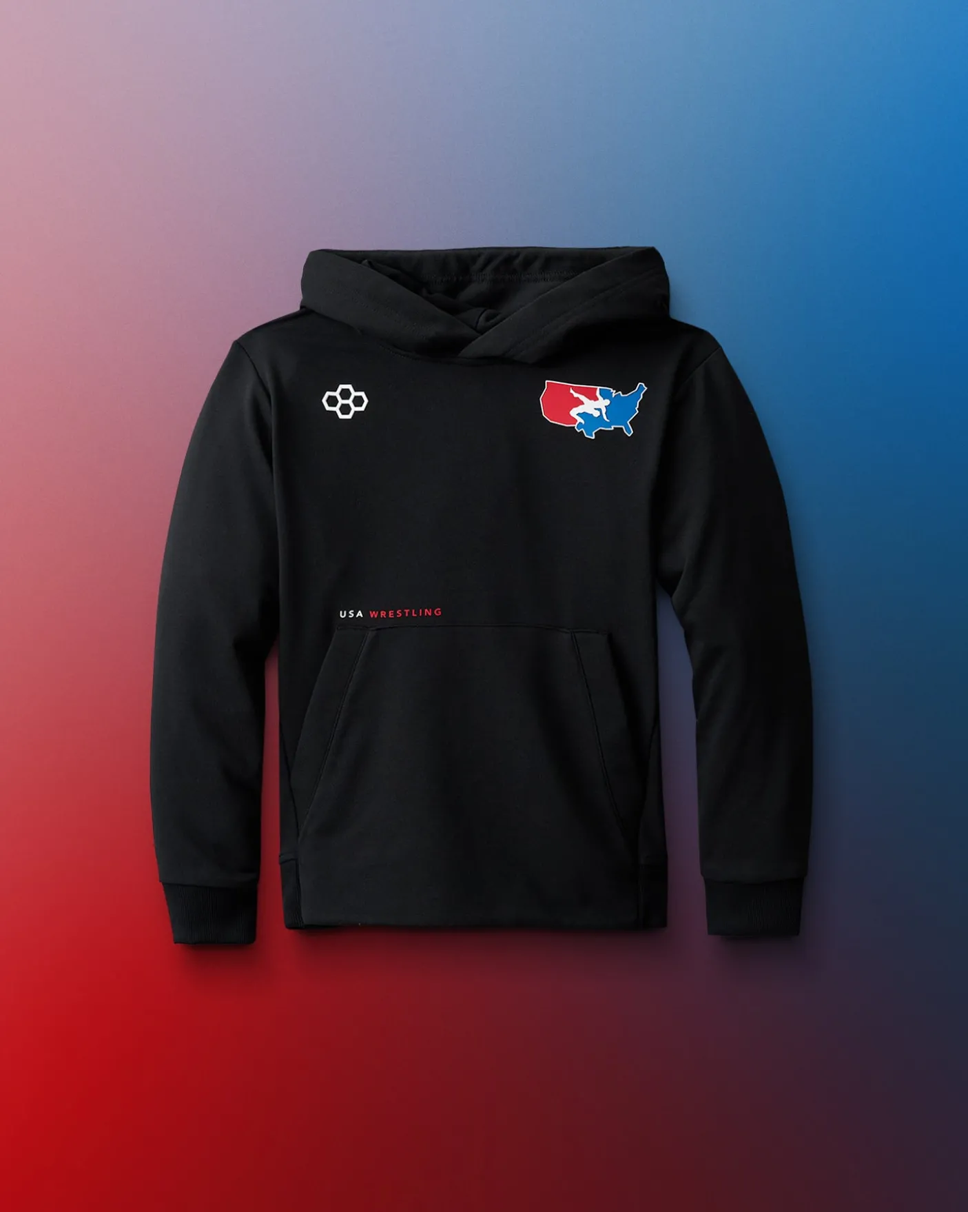 USA Wrestling Luxe Terry Youth Hoodie