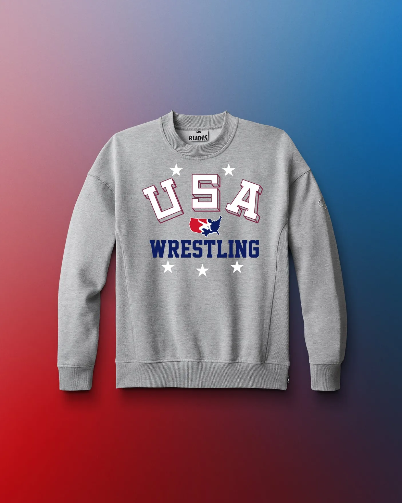 USA Wrestling Retro Youth Titan Heavyweight Crewneck