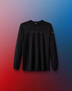 USA Wrestling Sleek Hybrid Youth Long Sleeve