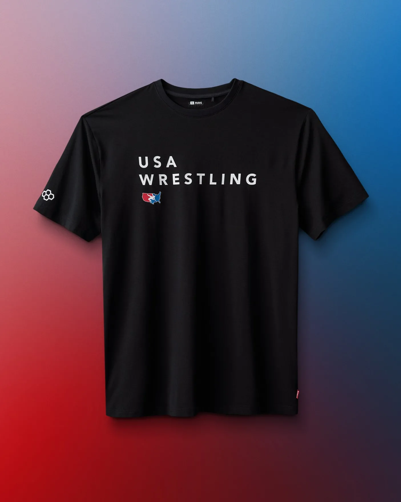 USA Wrestling Stacked Hybrid T-Shirt